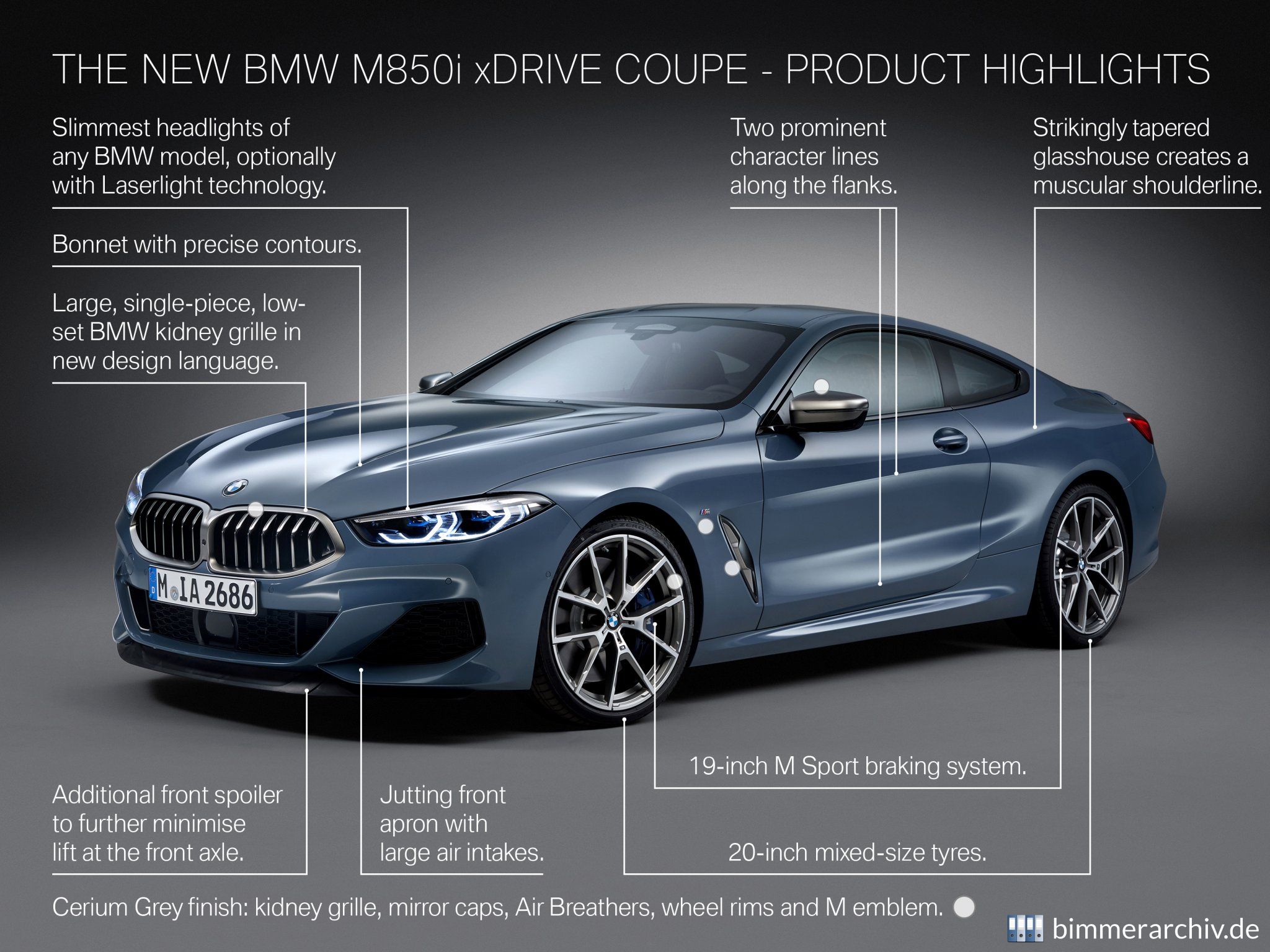 BMW M850i xDrive Coupé - Highlights