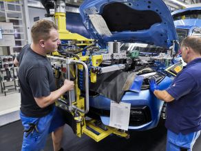 BMW 1er im Fahrzeugmontage