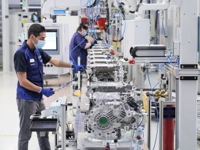 Produktion des hochintegrierten E-Motors