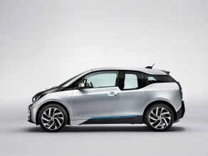 BMW i3 - Ionic Silver mit Akzent BMW i Blau