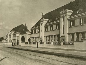 Torgebäude an der Moosacherstrasse im Jahre 1924