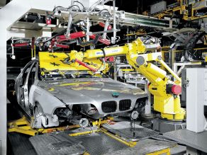 BMW Werk Dingolfing - Montage Frontscheibe