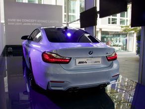 BMW M4 Concept Iconic Lights - BMW Lenbachplatz