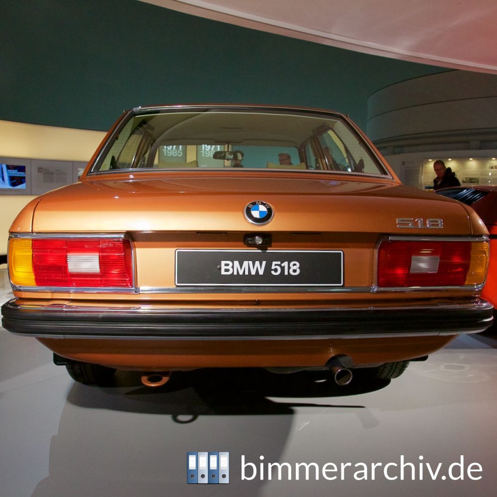 Baureihenarchiv für BMW Fahrzeuge · BMW 518 · bimmerarchiv.de