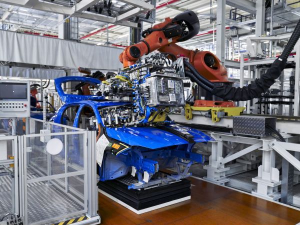 BMW 1er im Fahrzeugmontage