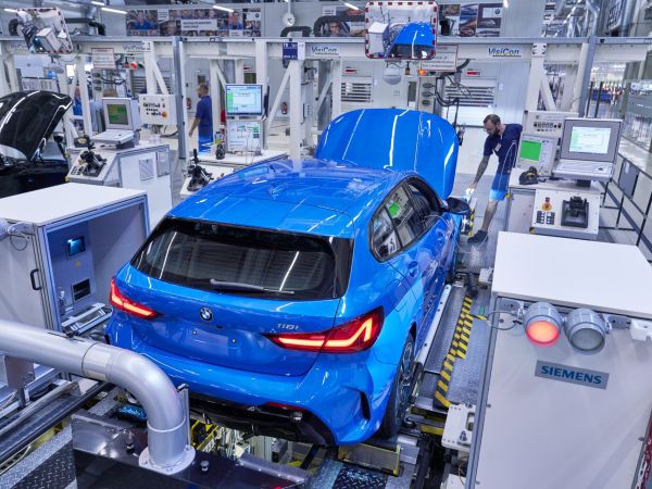 BMW 1er im Fahrzeugmontage