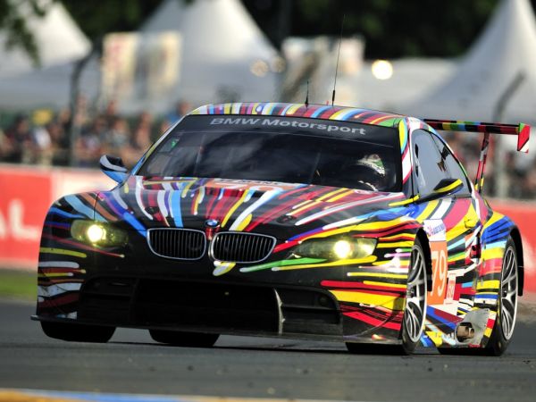 Andy Priaulx, Dirk Müller, Dirk Werner, BMW M3 GT2 Art Car designed by Jeff Koons, No 79