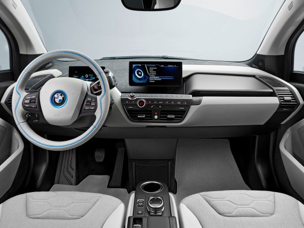 BMW i3 - Stoff-/Sensatec-Kombination Electronic Carumgrau