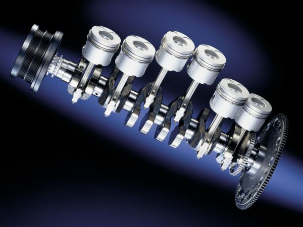 BMW M57D30 - Kurbelwelle, Pleuel und Zylinder