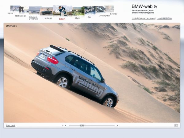 BMW Web 2.0 Videoportal www.bmw-web.tv