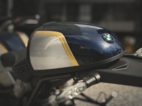 BMW R nineT Blueplanet metallic / Aluminium Speziallack