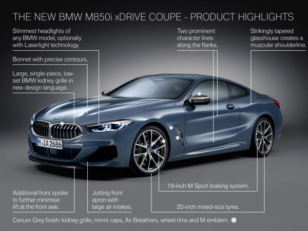 BMW M850i xDrive Coupé - Highlights