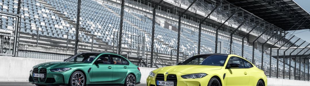 BMW M3 Competition Limousine und BMW M4 Competition Coupé