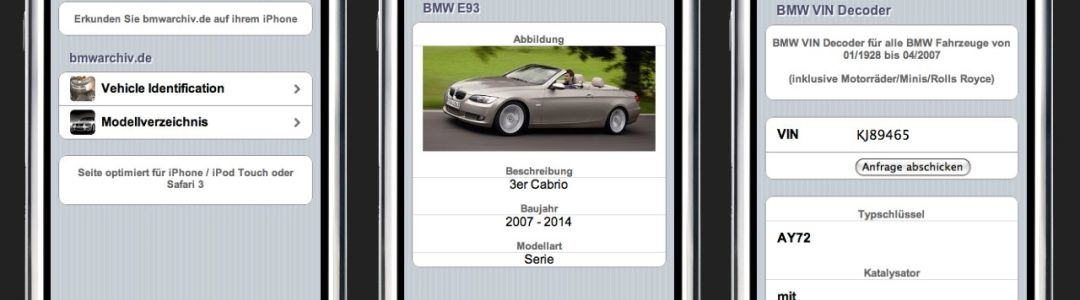 bmwarchiv.de für iPhone und iPod Touch