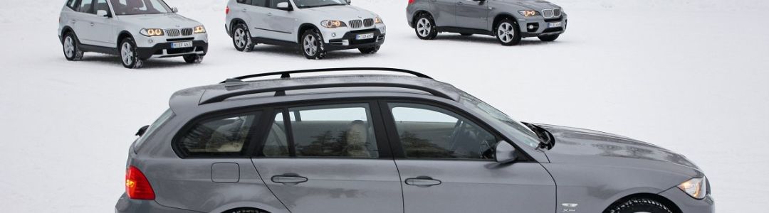 Der BMW 3er xDrive Touring, BMW X3, BMW X5 und BMW X6
