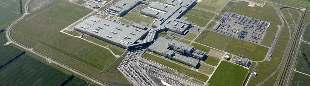BMW Werk Leipzig - Luftaufnahme (von Norden)