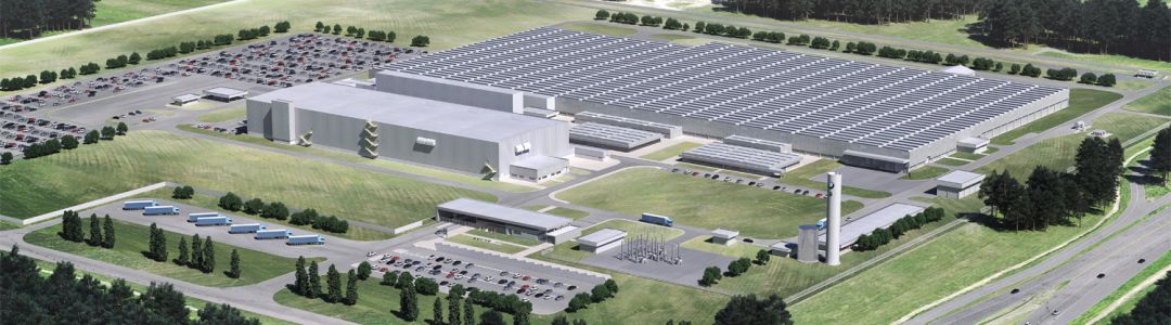 3D-Darstellung BMW Group Werk Araquari