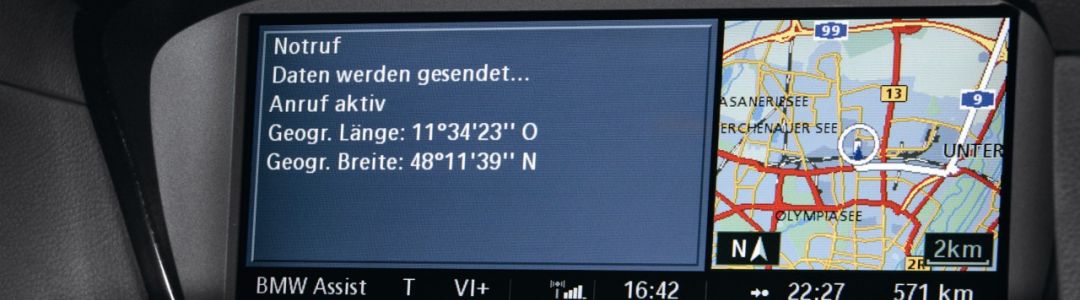 Übermittlung der genauen GPS-Positionsdaten